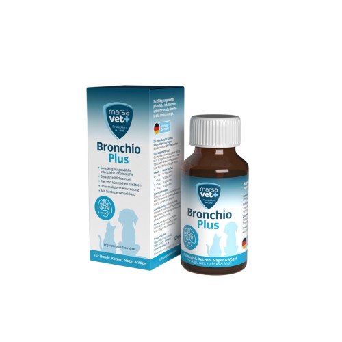 Marsavet Bronchio Plus Σταγόνες 100 ml για σκύλους και γάτες